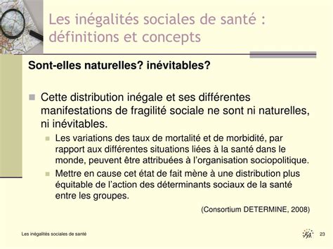 inégalités sociales de santé définition