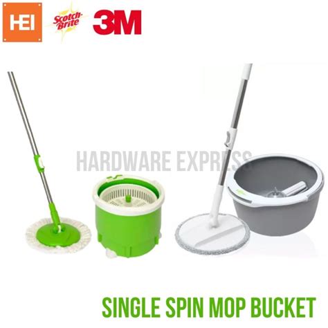 3M Scotch Brite Single Spin Mop Bucket Lazada PH