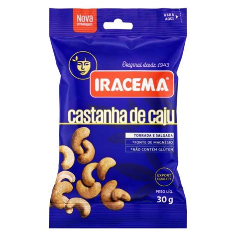 Castanha De Caju Torrada E Salgada Iracema Pacote G Tateno Supermercado