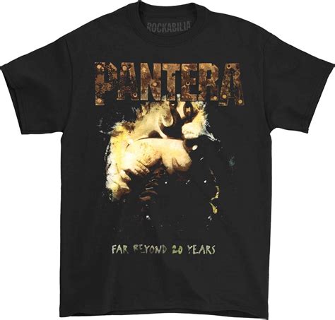 Pantera Mens Original Cover T Shirt Small Black Amazonca Clothing