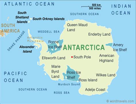 Antarctica Map - Antarctica • mappery