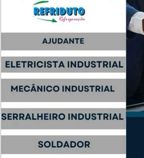 Empresa deseja contratar Ajudante Eletricista industrial Mecânico