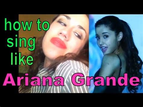 How To Sing Like ARIANA GRANDE YouTube