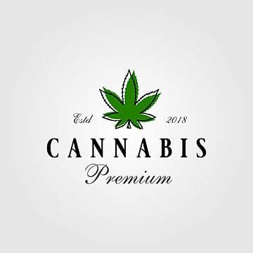 Black Cannabis Leaf Logo Inspiration Isolated On White Backgroun, Logo, Symbol, Design PNG and ...