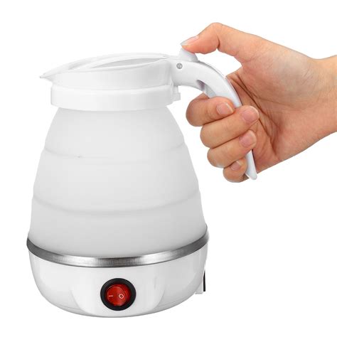 800w 600ml Electric Kettle Silicone Travel Mini Fo Grandado