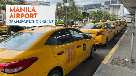 2024 NAIA Manila Airport Transportation Guide Philippine Beach Guide