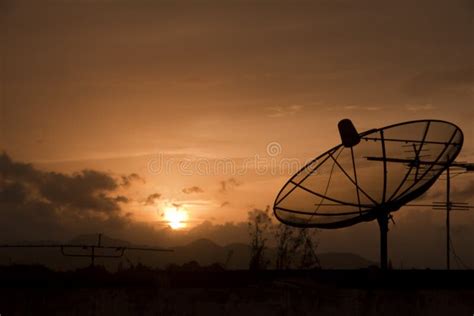 Antenna Satellite Receiver stock image. Image of modern - 126988545