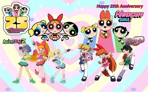 The Powerpuff Girls 25th Anniversary By Aodppg On Deviantart