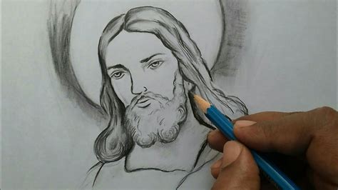 How To Draw Jesus Christ Jesus Drawing Easy Drawings Off