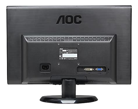 AOC E2050SWD 20 LED LCD Monitor 169 5 Ms Office Depot