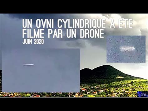 OVNI Un objet volant rapide en forme de cylindre filmé à partir d un