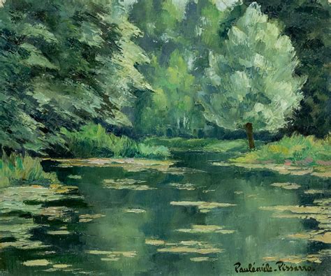 Paul Emile Pissarro Marais Poitevin By Paulémile Pissarro Landscape