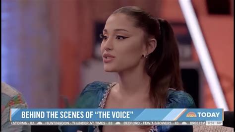 Ariana Grandes Interview On The Today Show The Voice Youtube