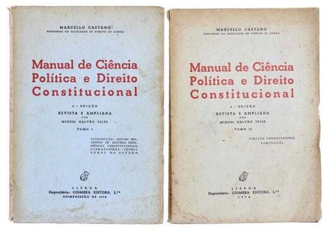 Manual De Ciência Política E Direito Constitucional Marcello Caetano