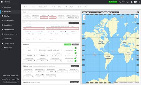 SimBrief Virtual Flight Planning Solutions