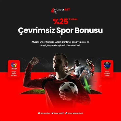 Muscle on Twitter 25 e varan Çevrimsiz Spor Bonusu fırsatı Muscle