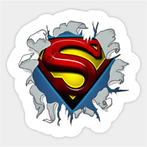 Superman Superman Sticker TeePublic