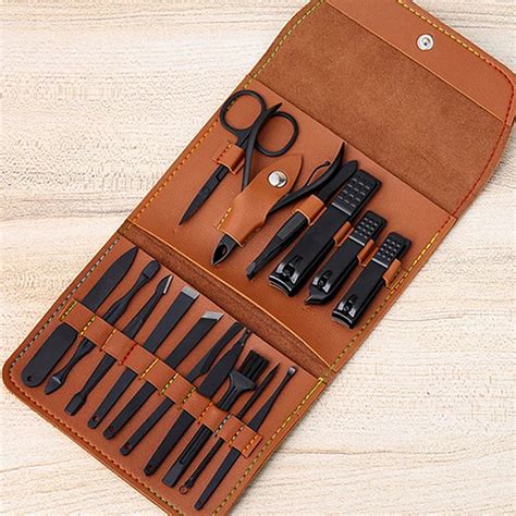 Manicure Set Delige Pedicure Set Mooie Etui Voor Op Reis Of