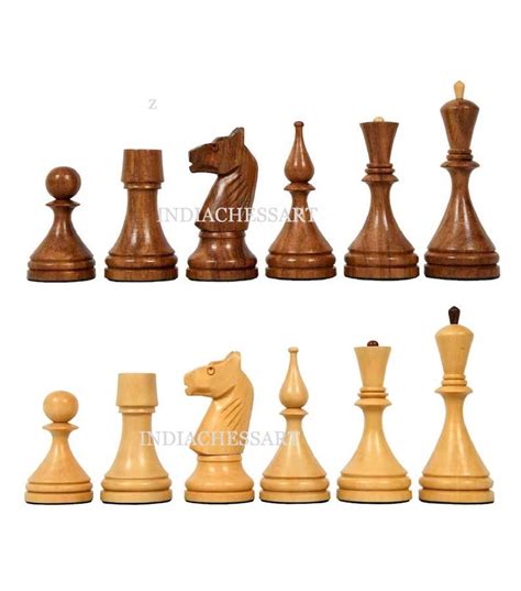 Indiachessart Reproduced 1961 Soviet Championship Baku Chess Pieces In