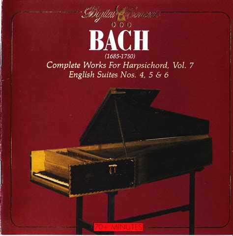 Release Complete Works For Harpsichord Vol 7 English Suites Nos 4