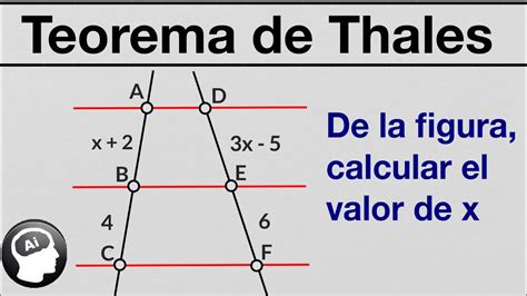 Teorema de Thales geometría ejercicios resueltos YouTube