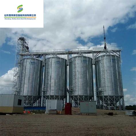 T Sorghum Paddy Rice Storage Assembly Steel Grain Silo For Sale