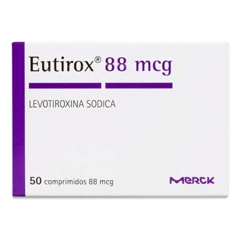 Eutirox 88 Mcg X 50 Comprimidos Merck Cenabast Ecofarmacias