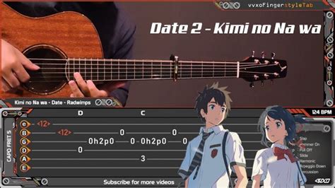 Kimi No Na Wa Your Name Nandemonaiya Radwimps Fingerstyle