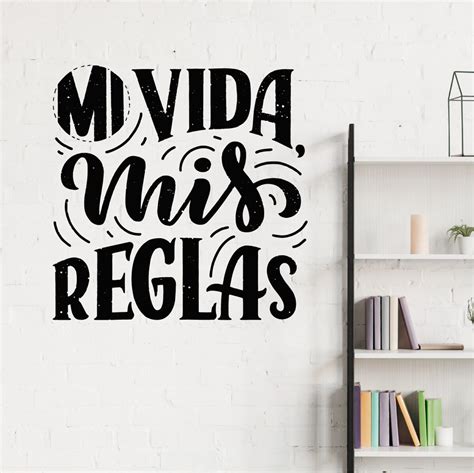 Vinilo Decorativo Con Frase Motivadora Kuki Pared