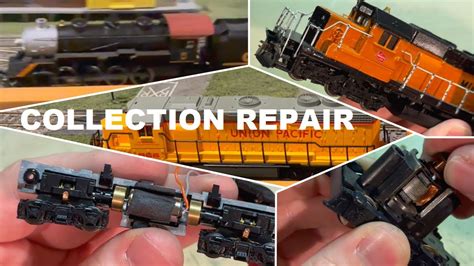 Repairing A Whole Mostly HO Scale Collection YouTube