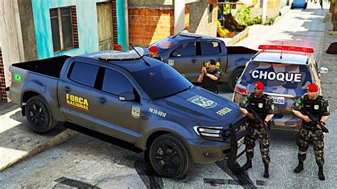 FORÇA NACIONAL FLAGRANTE APREENSÃO GTA 5 VIDA POLICIAL YouTube