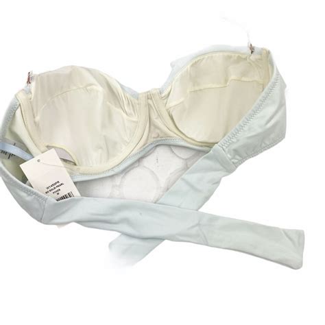 Eberjey Swim Nwt Eberjey So Solid Powder Blue Halter Ruffle Bikini