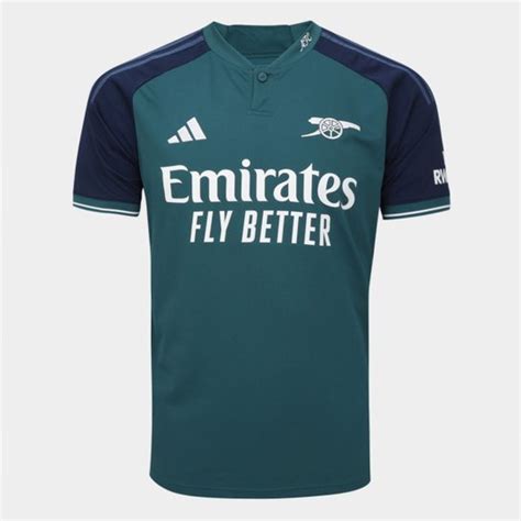 Camisa Arsenal Third 2324 Sn° Torcedor Adidas Masculina Verde