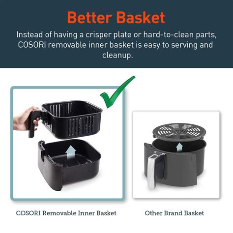 Cosori Air Fryer Basket Replacement 55l