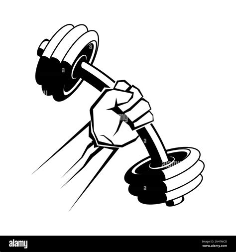 Hand Holding Dumbbell Fist With Dumbbell Hand Grasping Dumbbell