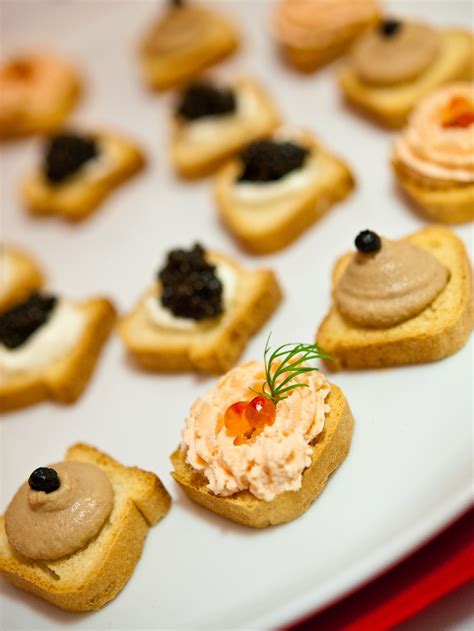 Salmon Mousse Canape Foie Gras Parfait Canape