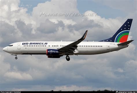 S2 AJD US Bangla Airlines Boeing 737 8Q8 WL Photo By MuhdIzat ID