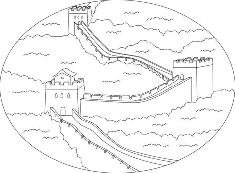 Coloriage La Grande Muraille T L Charger Et Imprimer Gratuit Sur