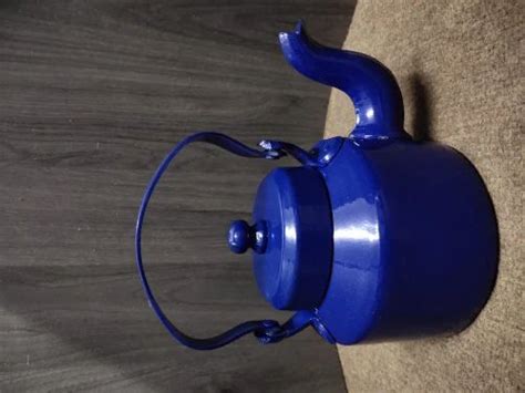 Aluminum Aluminium Hand Painted Tea Kettle For Kitchen Storage At Rs