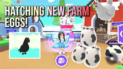 New Farm Pets Updatehatching Farm Eggsroblox Adopt Me Youtube