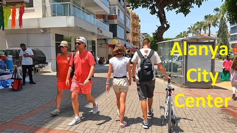 4k Alanya Walking Tour Street Walking Tour Turkey YouTube