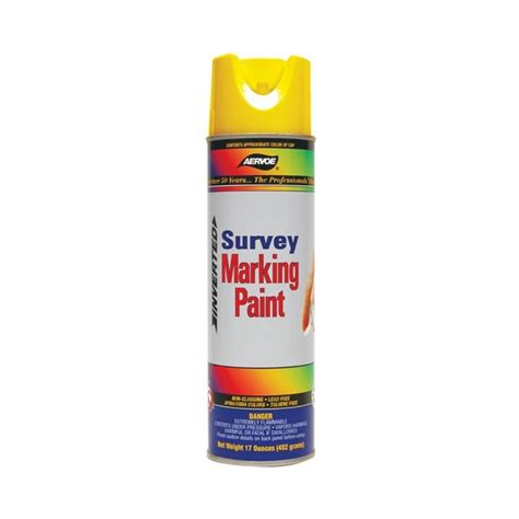 Aervoe 208 High Visibility Yellow Survey Marking Spray Paint Xpert