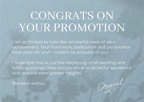 Congrats promotion template, editable design | Premium Editable ...