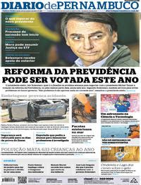 Capa Folha de Pernambuco Terça 30 de Outubro de 2018