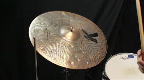 Zildjian 19 K Custom Special Dry Crash YouTube