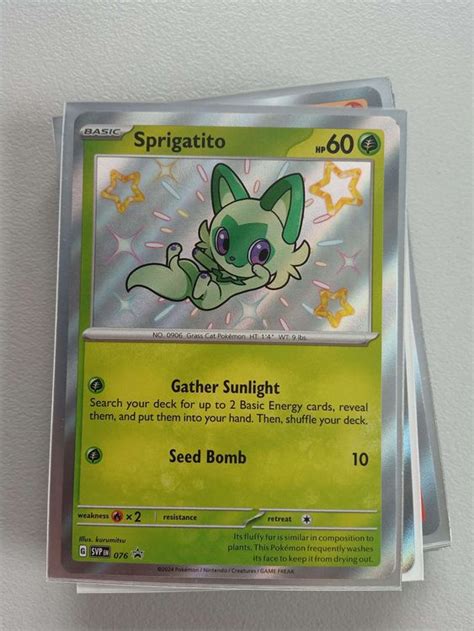 Sprigatito Promo Shiny Paldean Fates Kaufen Auf Ricardo