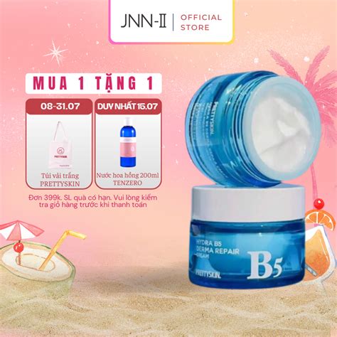 Kem dưỡng B5 Prettyskin Hydra B5 Derma Repair Cream dưỡng ẩm da mặt