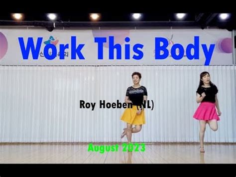 Work This Body Linedance Demo Beginner Aradong Linedance Youtube