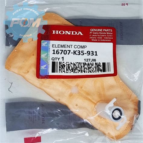 Filter Bensin Pampers Fuel Pump Tangki Bensin Honda PCX New 150 K35