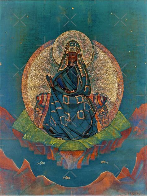 Nicholas Roerich Mother Of The World 1924 Warmer Colours Poster